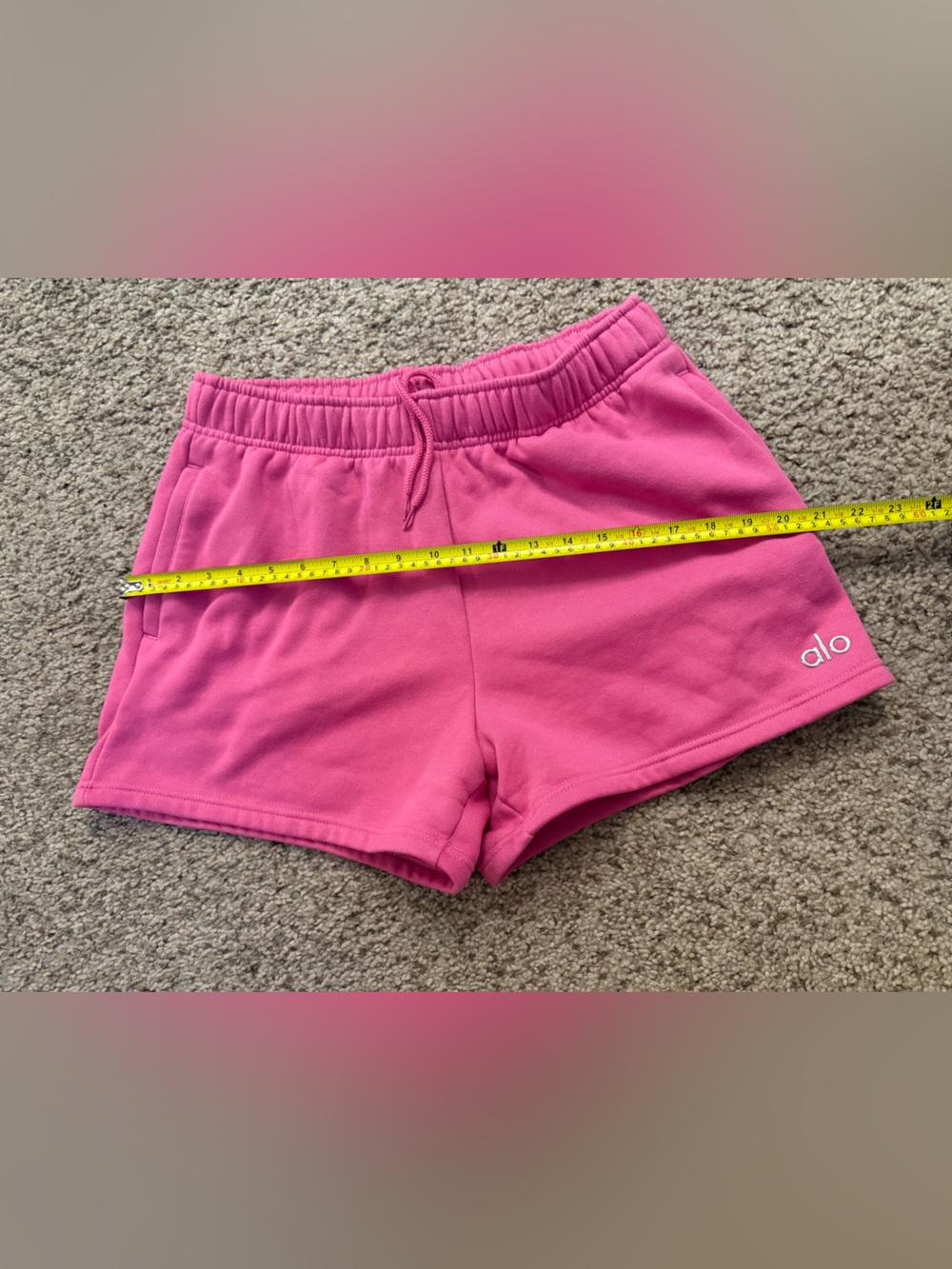 Alo Paradise Pink Sweatshirt & Short Set - Picture 8 of 10